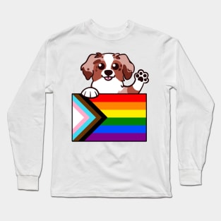 Love is Love Puppy - Red Merle Aussie Long Sleeve T-Shirt